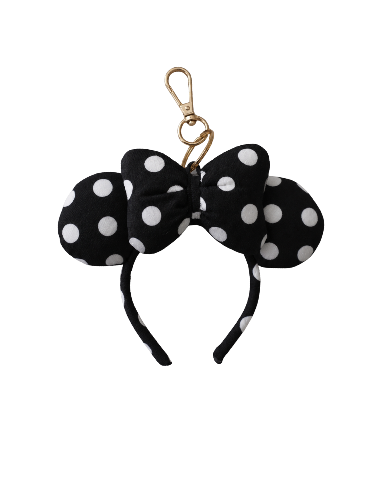 *Pre-Order* Black Polka Dot Ears Bag Charm (Mid July)