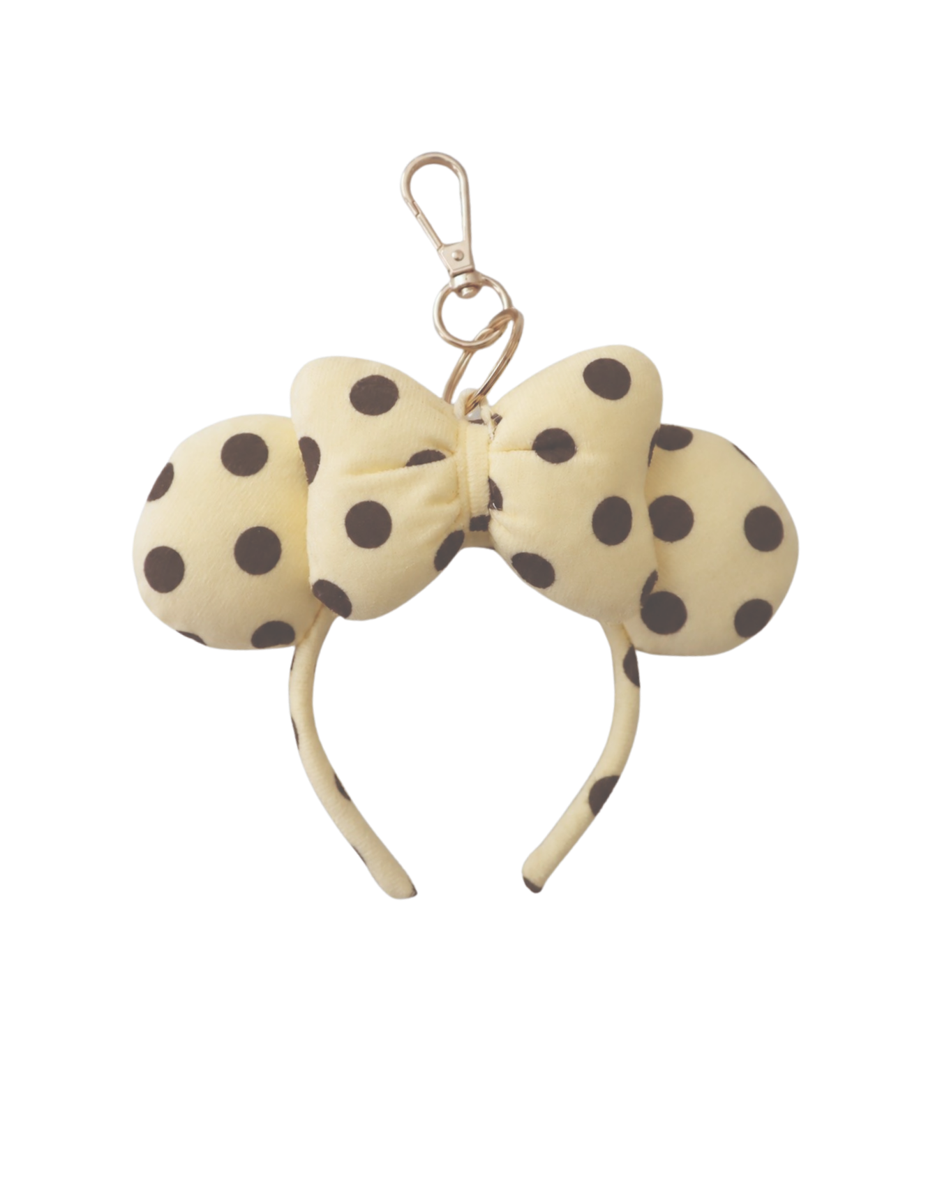 *Pre-Order* Yellow Polka Dot Ears Bag Charm (Mid July)