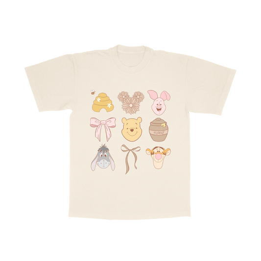 *MADE TO ORDER* BEAR & FRIENDS ADULT TEE