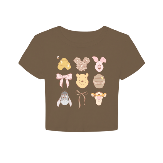 *MADE TO ORDER* BEAR & FRIENDS ADULT BABY TEE