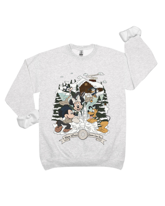 Winter Dreams Adult Sweatshirt *made to order*