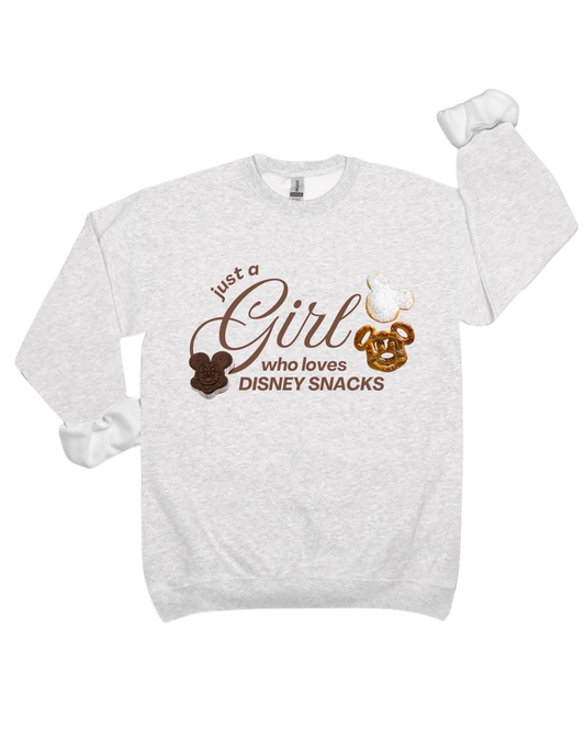Snack Girly Adult Sweatshirt *made to order*