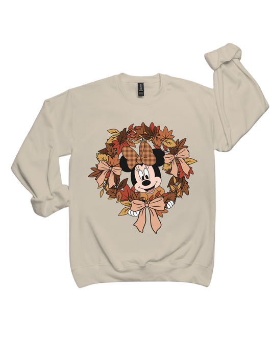 Fall Mouse Adult Sweatshirt *made to order*