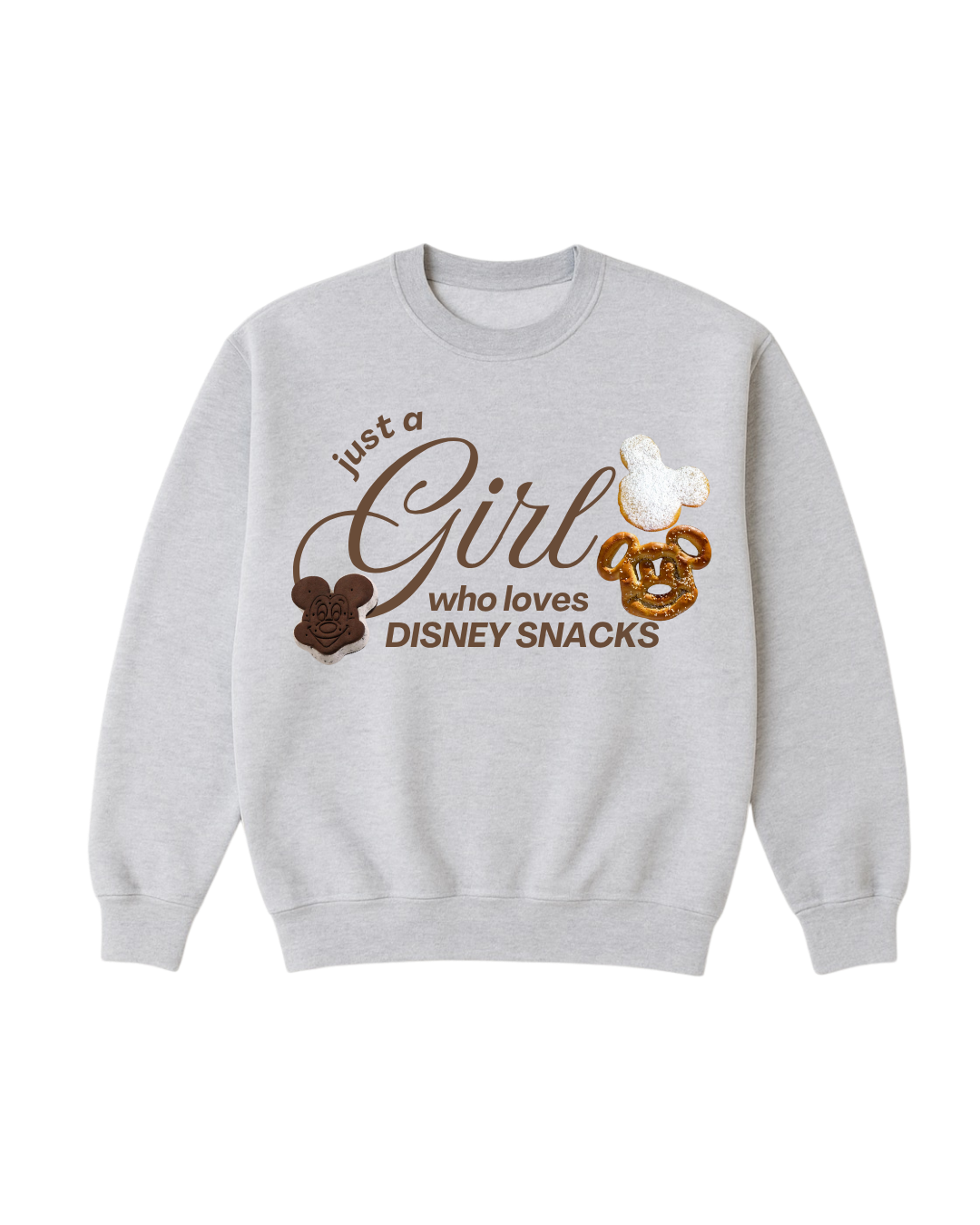 Snacks Girly Sweatshirt