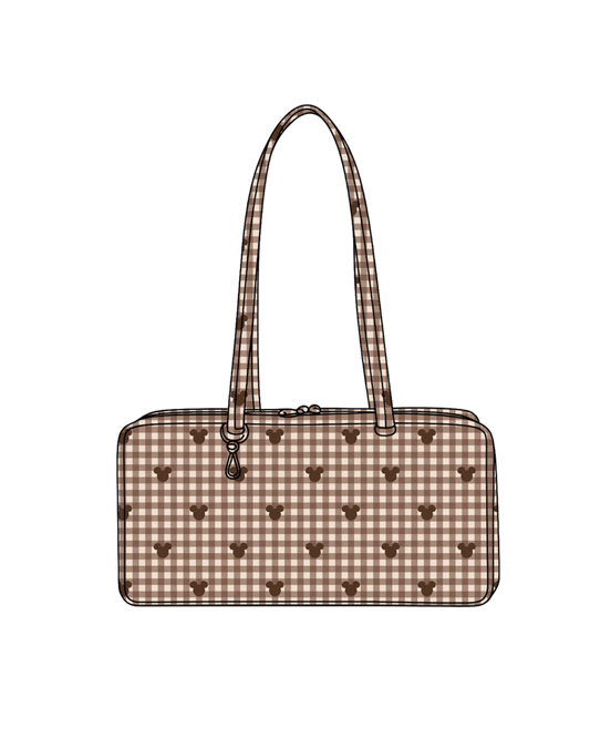*Pre-Order* Brown Gingham Bag (Early September)