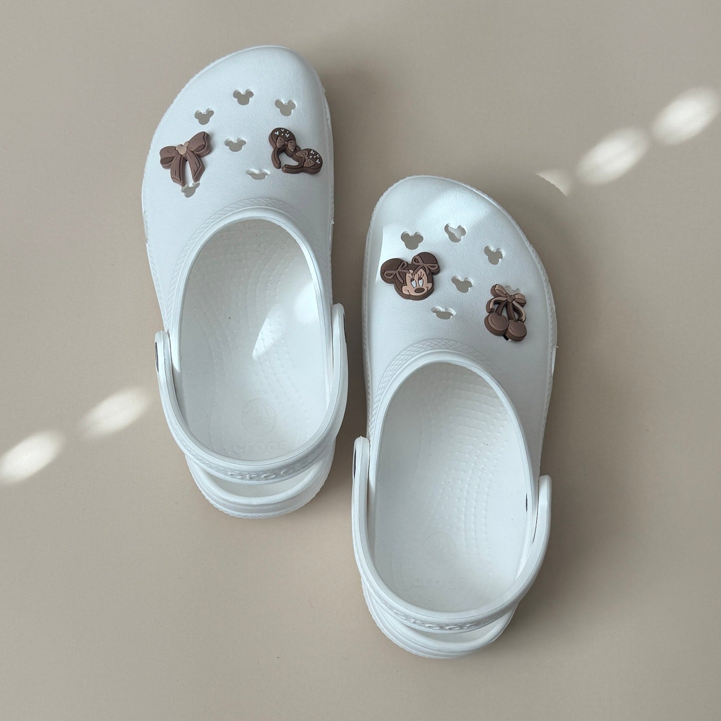 Neutral Coquette Shoe Charms