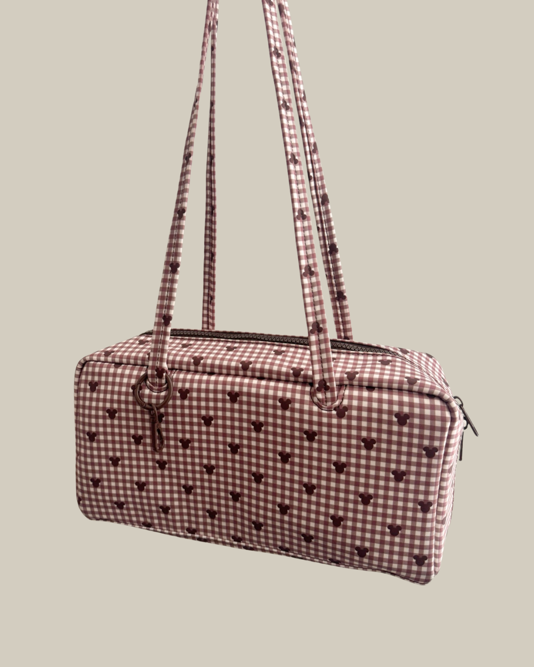 Brown Gingham Bag