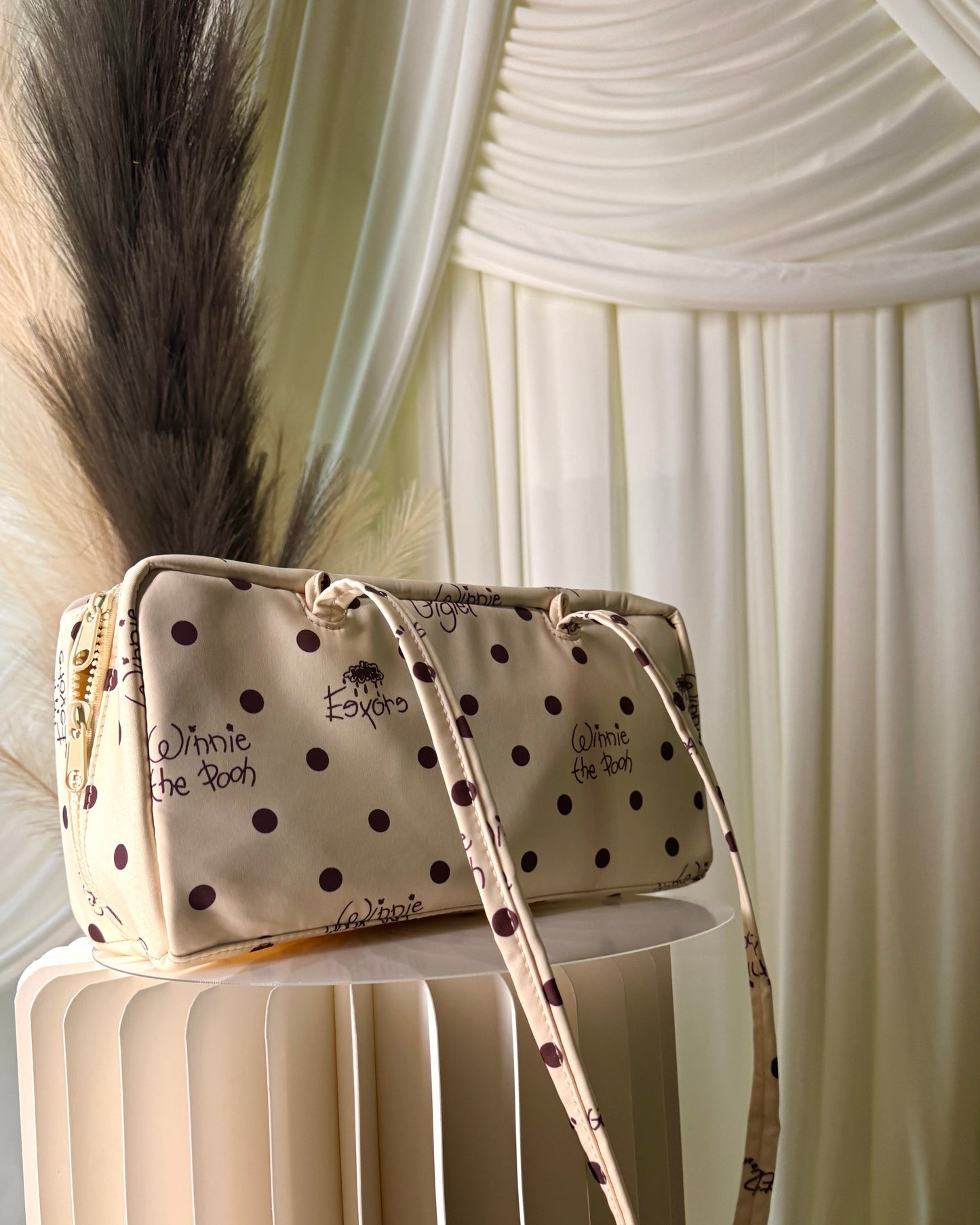 Yellow Polka Dot Bag