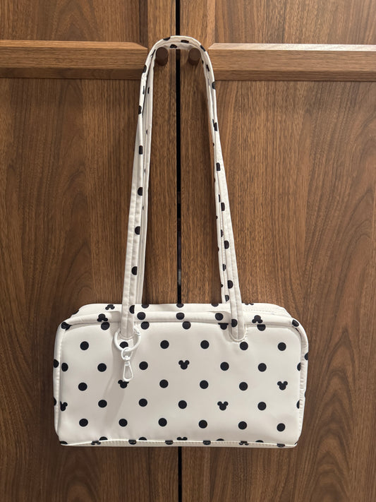 White Polka Dot Bag