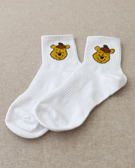 Pumpkin Bear Socks