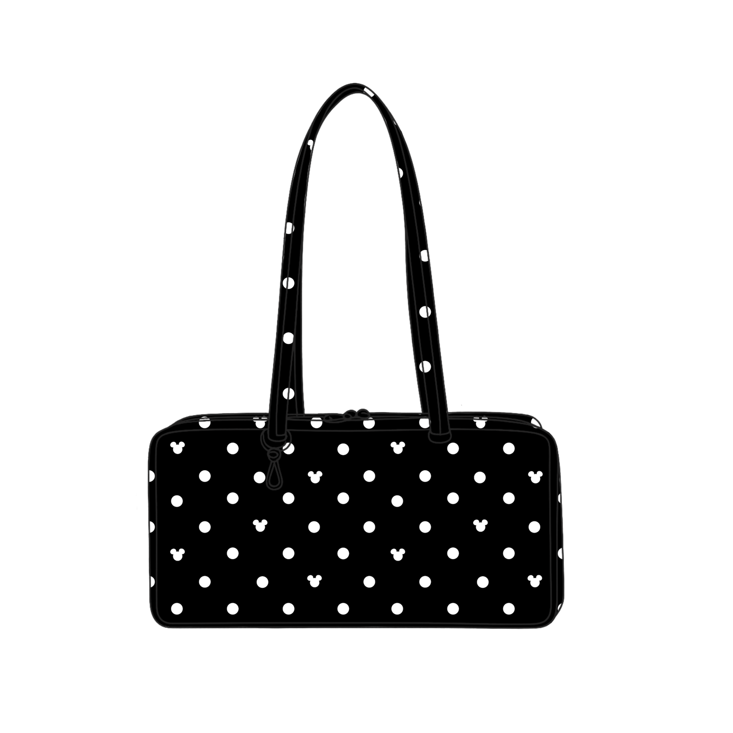 *Pre-Order* Black Polka Dot Bag (Late August)