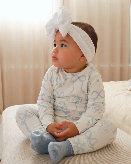 Winter Bows Kids Pjs