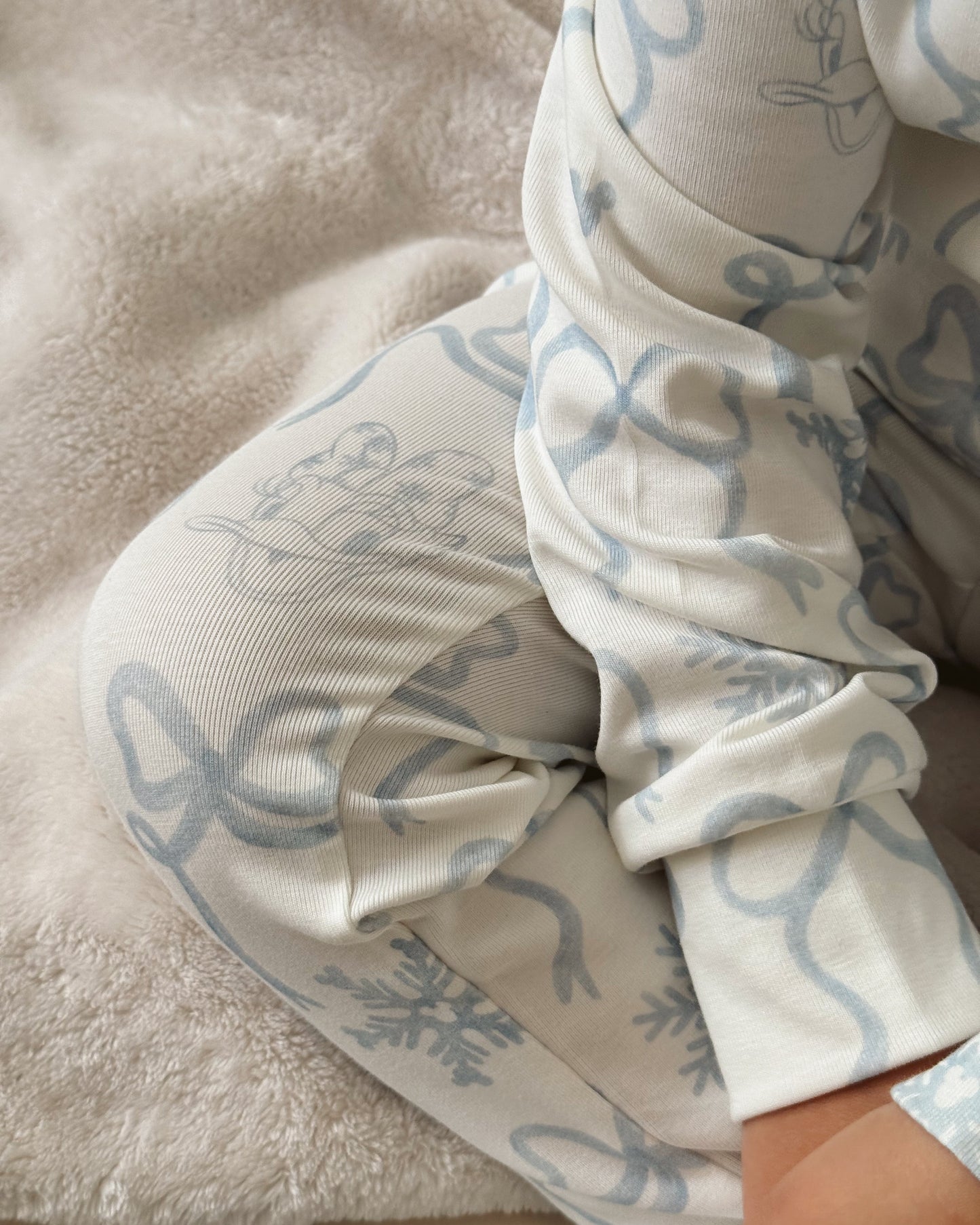 Winter Bows Kids Pjs