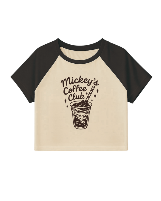 Coffee Club Adult Baby Tee