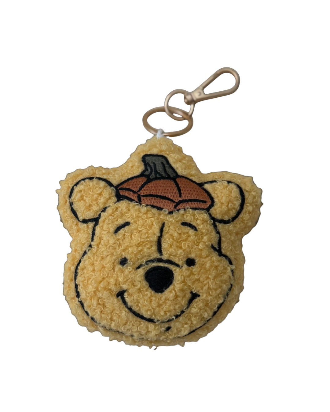 Pumpkin Bear Bag Charm